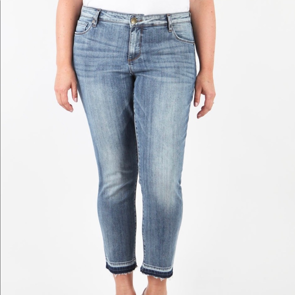 Kut from the Kloth Reese Ankle Straight Leg Jeans